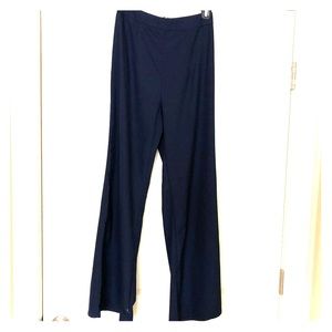 high waisted, navy blue. Wear to work or out